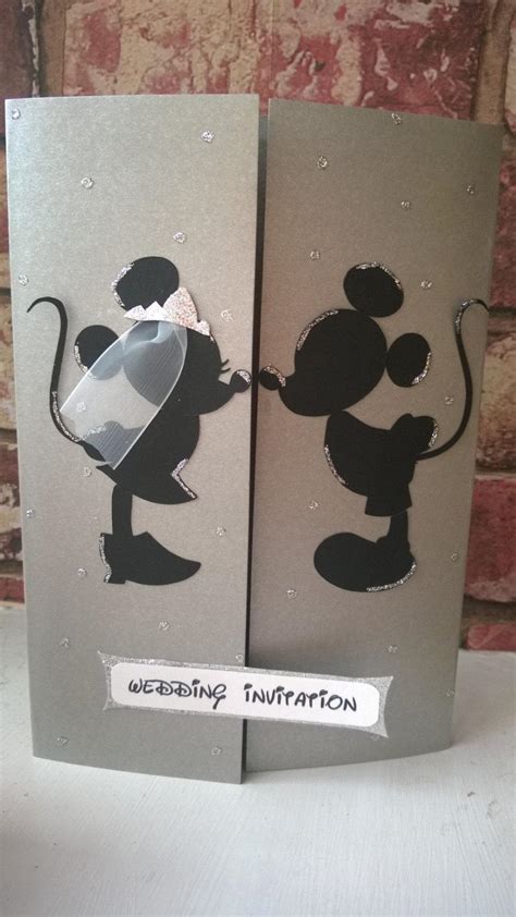 Minnie & Mickey Mouse Wedding Card/Invitation #2535489 - Weddbook