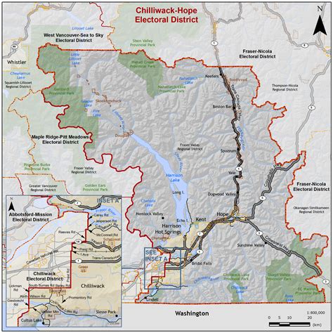 Chilliwack-Hope Electoral District Map