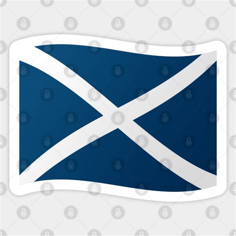 Scotland Flag - Flag - Sticker | TeePublic