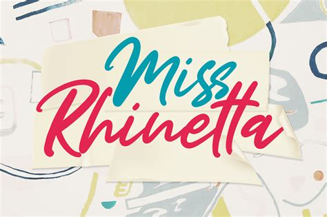 Miss Rhinetta Font | dafont.com