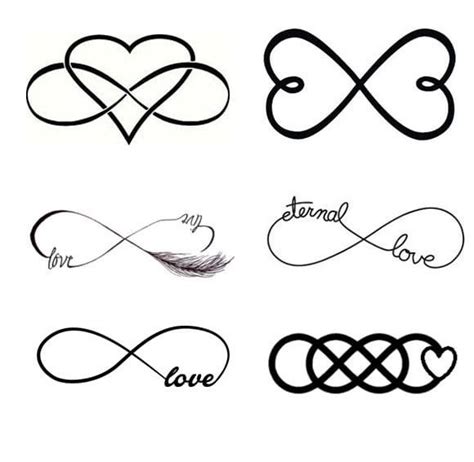 Infinity tattoos are one of the most successful designs, mainly they ...