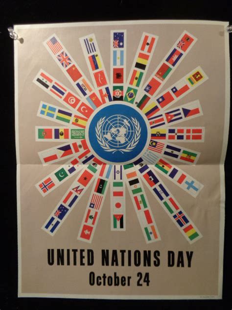 Sold Price: Vintage United Nations Day Poster October 24 - Invalid date PDT