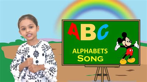 ABC Song With Action Rhyme For Kids| Alphabet song For Children ...