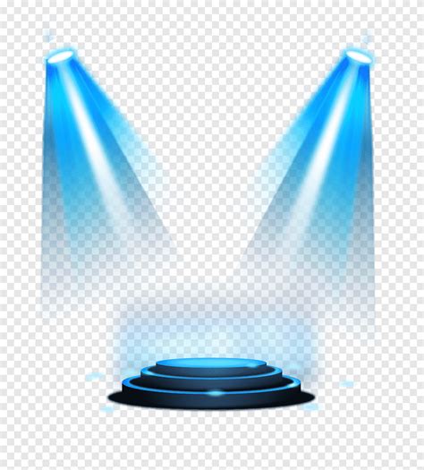 Blue light effect spotlight background material, blue light effect ...