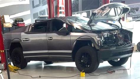 Tesla Cybertruck Wrapped Like a Ford F-150 Seems Like a Factory Troll Job