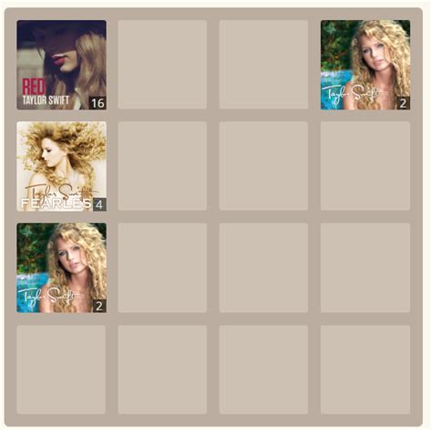 2048 Taylor Swift albums