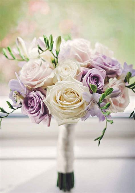 lilac rose wedding bouquets – Passion for Flowers