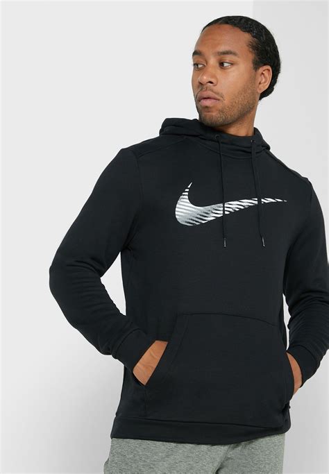 Buy Nike black Swoosh Hoodie for Men in MENA, Worldwide