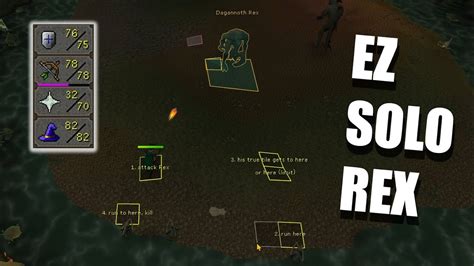 Solo Dagannoth Rex Guide with tile markers (OSRS) - YouTube