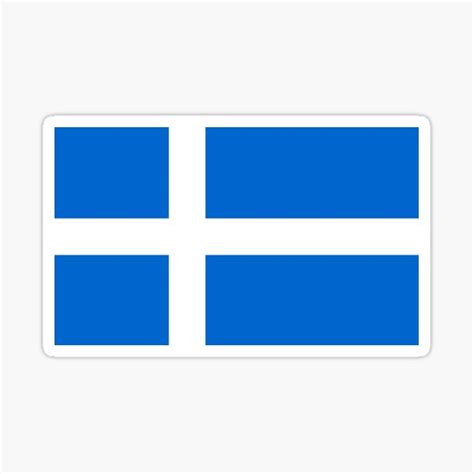 "FLAG OF THE SHETLAND ISLANDS" Sticker by WOOFANG | Redbubble