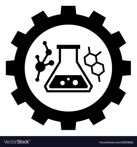 Chemical industry sign icon Royalty Free Vector Image