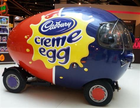 The Creme Egg Car! | Cadbury's Creme Egg | Pinterest