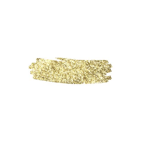 Gold Glitter Brush Stroke 9591079 PNG