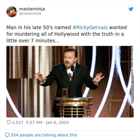 Hollywood Did Not Appreciate Ricky Gervais Roasting Them With His ...