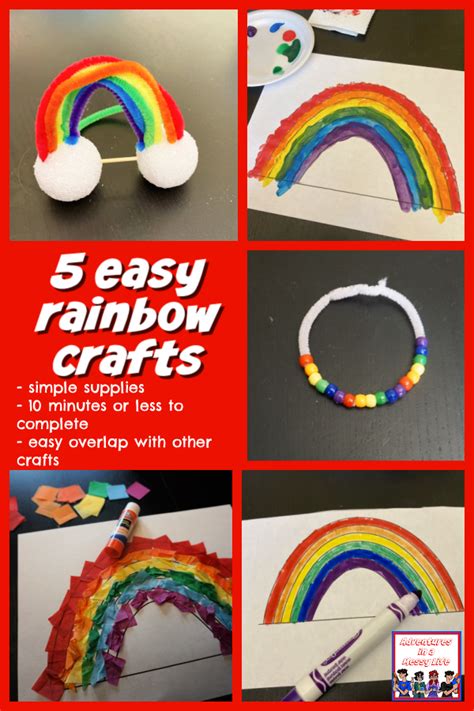 Noah's ark rainbow crafts