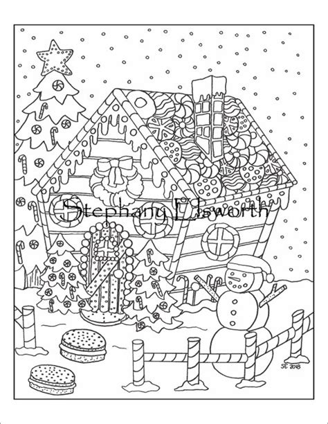 Gingerbread House Coloring Pages - Mom. Wife. Busy Life.