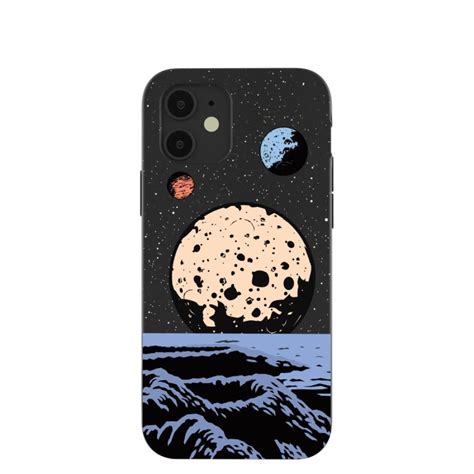 Iphone 12 Series Pela Case | Black Retro Moon Iphone 12/ Iphone 12 Pro Case « Cliffordsale