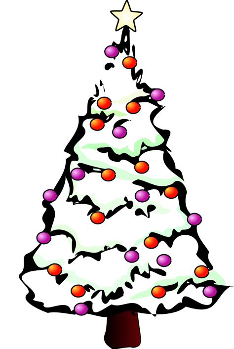Free Christmas Tree Line Drawing, Download Free Christmas Tree Line Drawing png images, Free ...