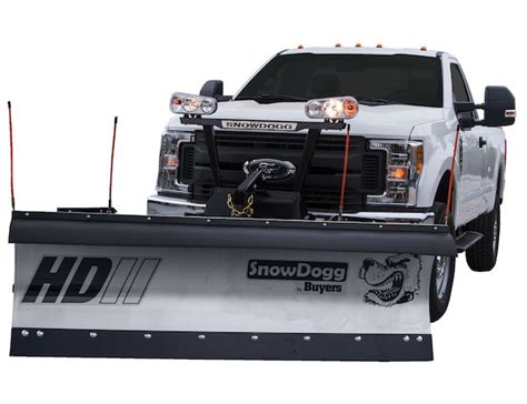 SnowDogg HD80 II Stainless Steel Snow Plow - SnowDogg HD Series Plow For 1/2 or 3/4 Ton Trucks ...