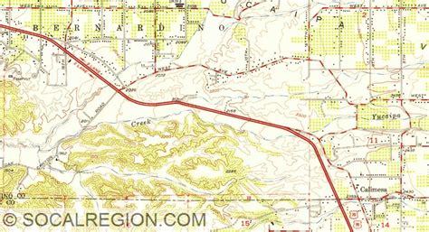 Southern California Regional Rocks and Roads - calimesa-1953