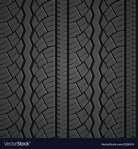 Wheel tire seamless pattern. Vector realistic illustration. Download a ...