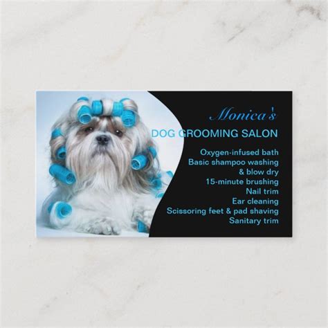 Dog grooming Salon Business Card | Zazzle.com