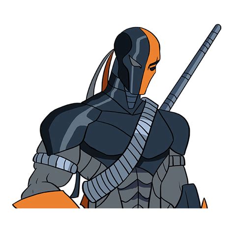 How to Draw Deathstroke - Really Easy Drawing Tutorial