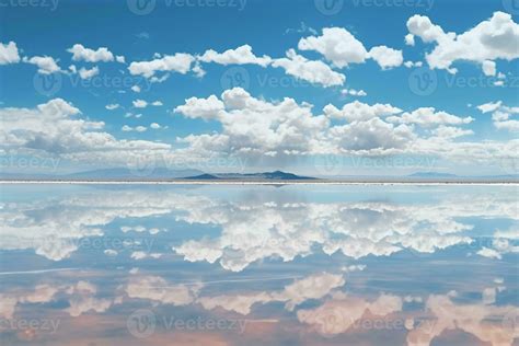 Salar de Uyuni, reflection water, sky. 24171383 Stock Photo at Vecteezy