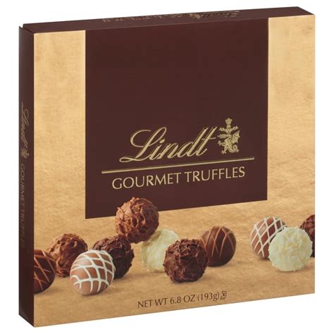 Lindt Gourmet Chocolate Truffles Gift Box, 6.8 Oz - Walmart.com ...