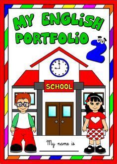 My English Portfolio 2 - Cover 1st primary | English primary school ...