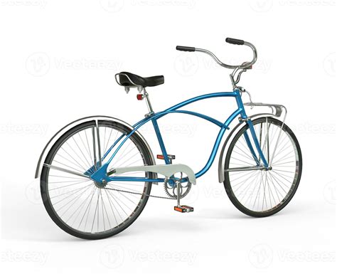 Vintage Blue Bicycle 31192164 Stock Photo at Vecteezy