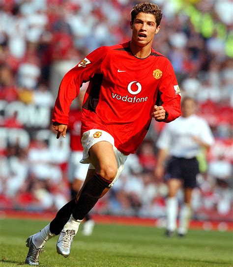 TRANSFIGURATION: Cristiano Ronaldo journey from skinny kid at Carrington in 2003 to toned ...