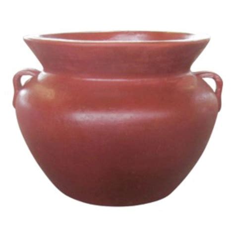 20 in. Round Clay Smooth Handled Pot-RCT-310- GA - The Home Depot