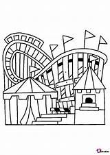 Amusement park theme coloring Page  BubaKidscom sketch template