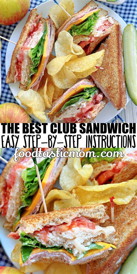 Clubhouse Sandwich - Foodtastic Mom