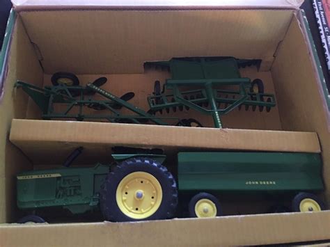 Vintage John Deere Deluxe Farm Set by Ertl in Original Box Circa 1964 No. 536 | #1936560294