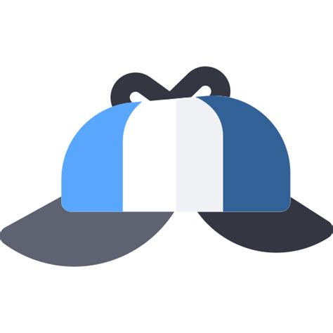 Detective hat Basic Rounded Flat icon