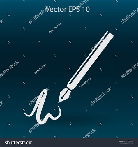 Signature Vector Icon Stock Vector (Royalty Free) 537589894 | Shutterstock