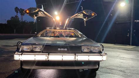 "Back To The Future" DeLorean time machine replica up for sale