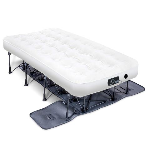 Buy Ivation EZ-Bed (Twin) Air Mattress with Frame & Rolling Case, Self Inflatable, Blow Up Bed ...