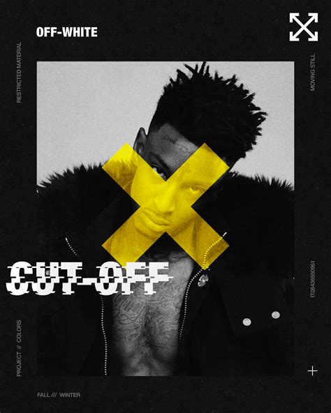 CUT-OFF // OFF-WHITE on Behance Graphic Design Posters, Graphic Design Illustration, Banner ...