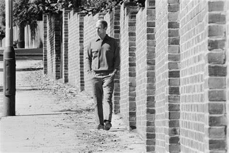 Bobby Charlton walks in Hendon on the day of the World Cup semi-final ...