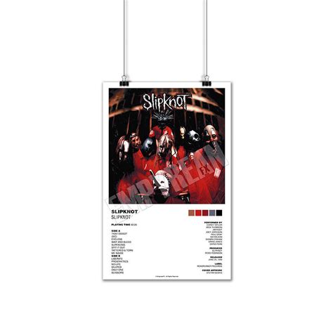 Slipknot Self Titled Vinyl Record LP Album Wall Art Poster | eBay