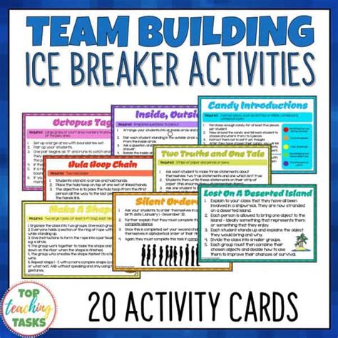 Team Building Activities - Top Teaching Tasks