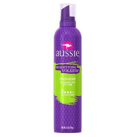 Aussie Aussome Volume Styling Hair Mousse 6 Oz - Volumizing Mousse ...