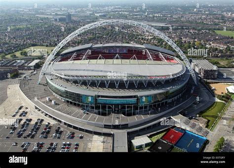 aerial view of Wembley Stadium, London, UK Stock Photo - Alamy