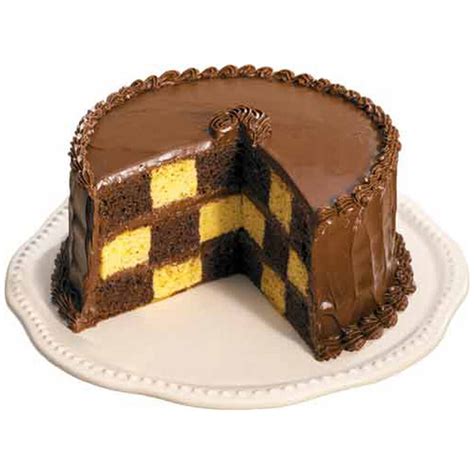 Chocolate Checkerboard Cake Recipe | Wilton