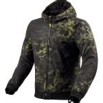 Rev'it Saros WB Textile Jacket - Black / Dark Green - FREE UK DELIVERY