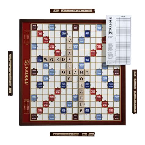 WS Game Company Scrabble Giant Deluxe Edition with Rotating Wooden Board for sale | Katy, TX ...