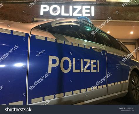 German Police Car Front Police Building Stock Photo 1222722823 ...